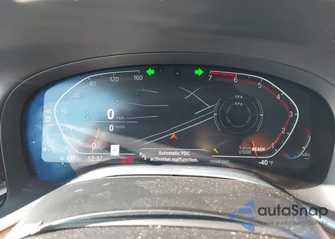 2021 BMW 750I xDrive from USA, damaged, VIN WBA7U2C08MCF73551